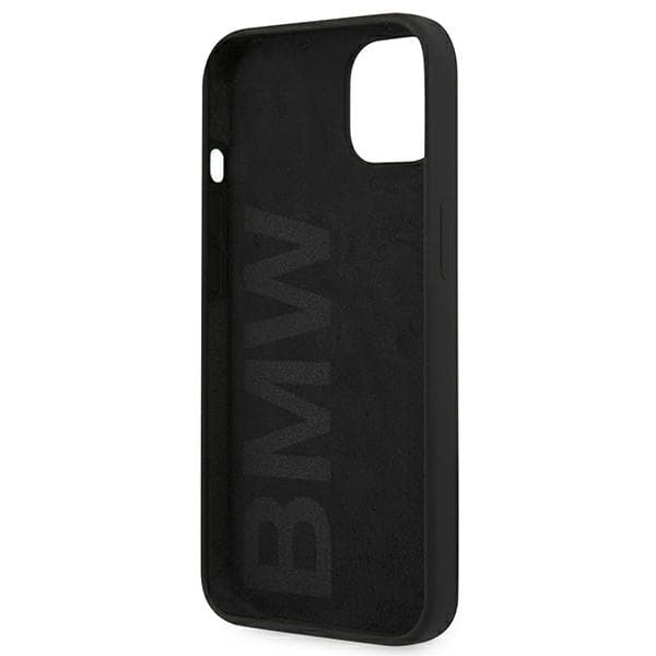 BMW Silikone Signature Logo Etui til iPhone 13 mini, Sort