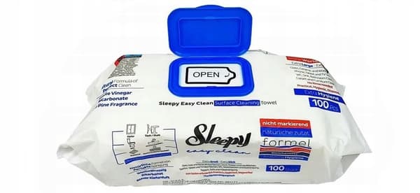 Sleepy - Ekstra Hygiene vådservietter, blå, 100 stk.