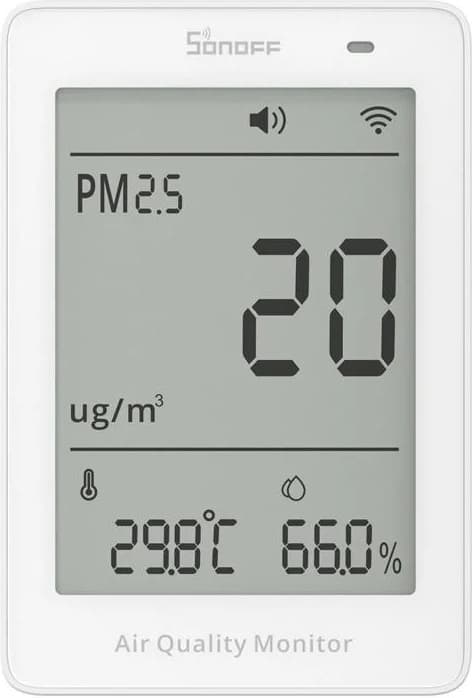 Sonoff AirGuard PM2.5 SAWF-07P luftkvalitetsmåler