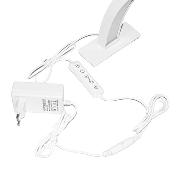 Moon LED manikyr skrivbordslampa 36W stor båge