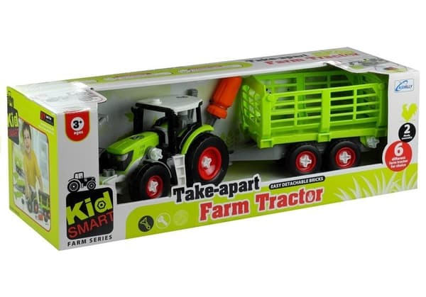 Afskrubar traktor med åbningsanhænger 43 cm