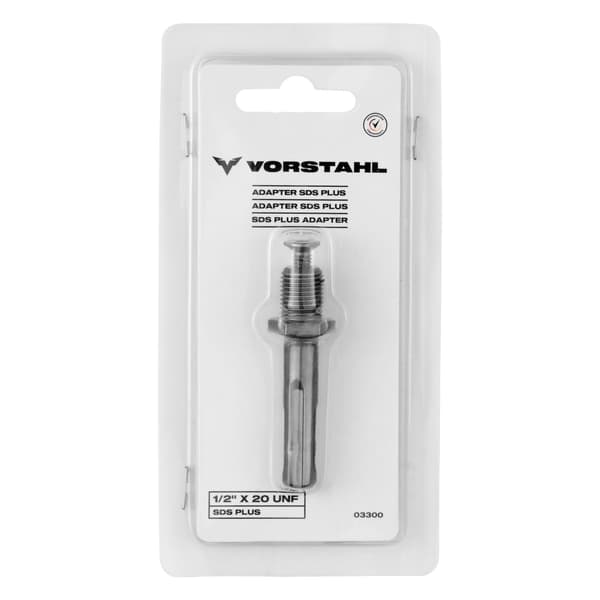 SDS PLUS 1/2”x20 unf adapter til Vorstahl boreadapter