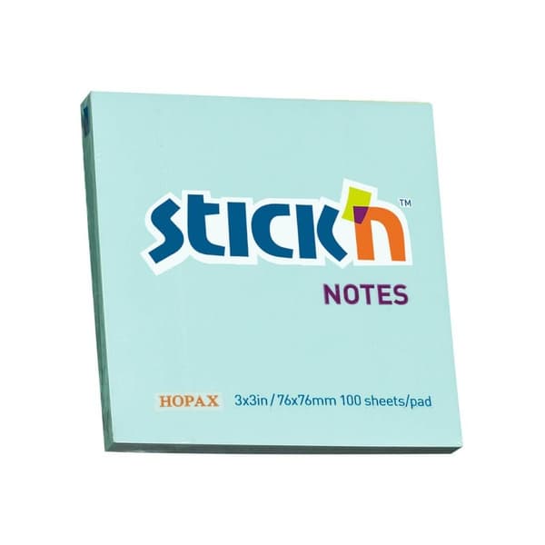 Pastelblå notesblok