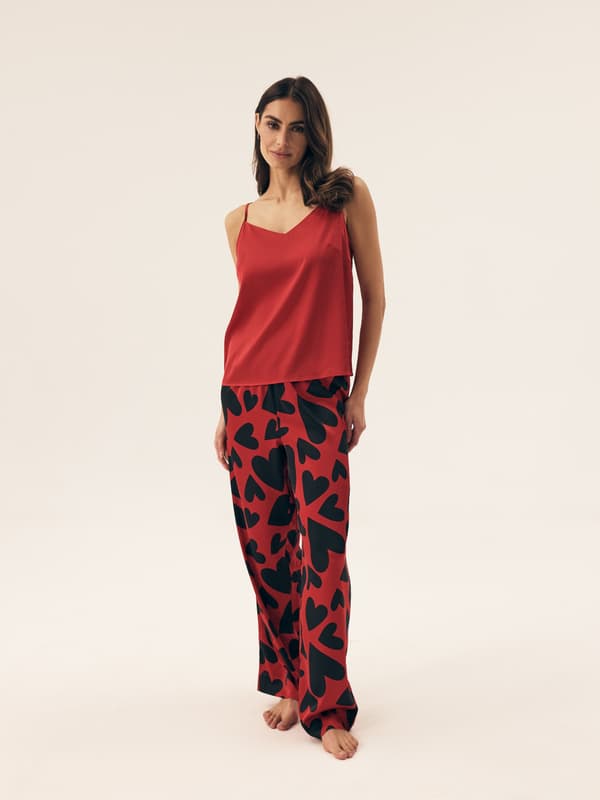 Jenya Esotiq Pyjamas dam | Röda S
