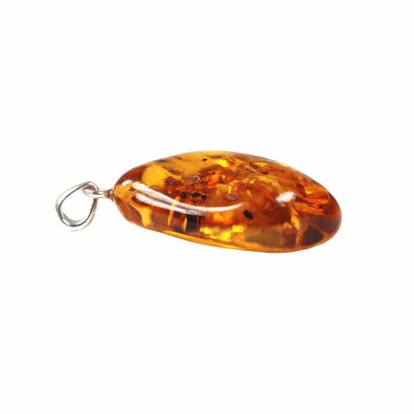 Cognac rav vedhæng - Baltic Amber Smykker