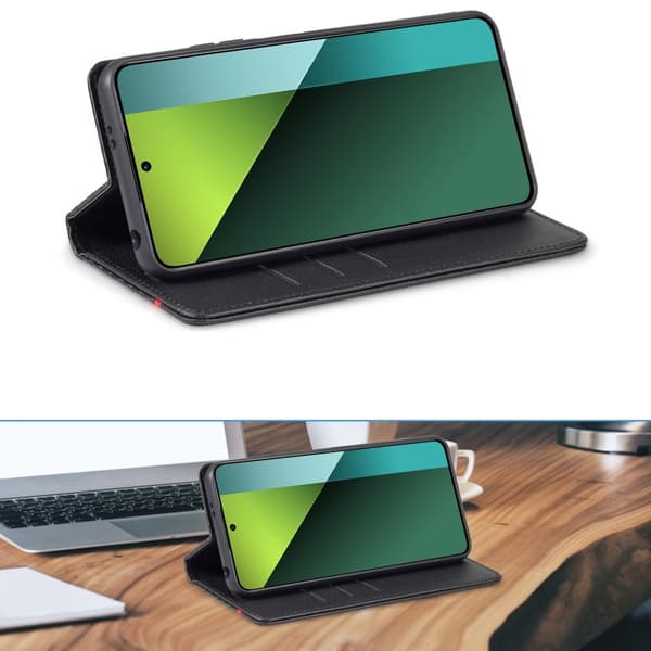 Flip-cover til Xiaomi Redmi Note 13 5G, Carbon LC.IMEEKE, Sort