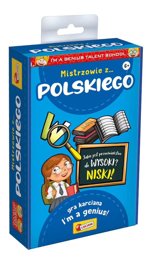 Lisciani. Olen nero. Puolan kielen mestari.