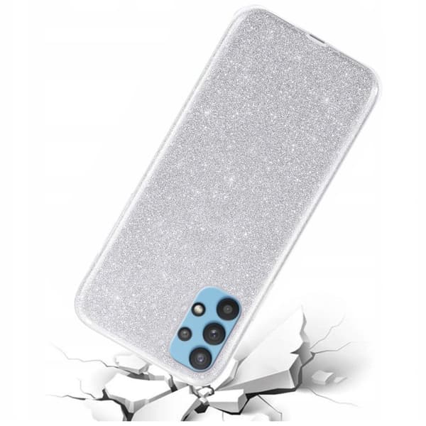 Glitteretui til Samsung Galaxy A32 5G, Sølv