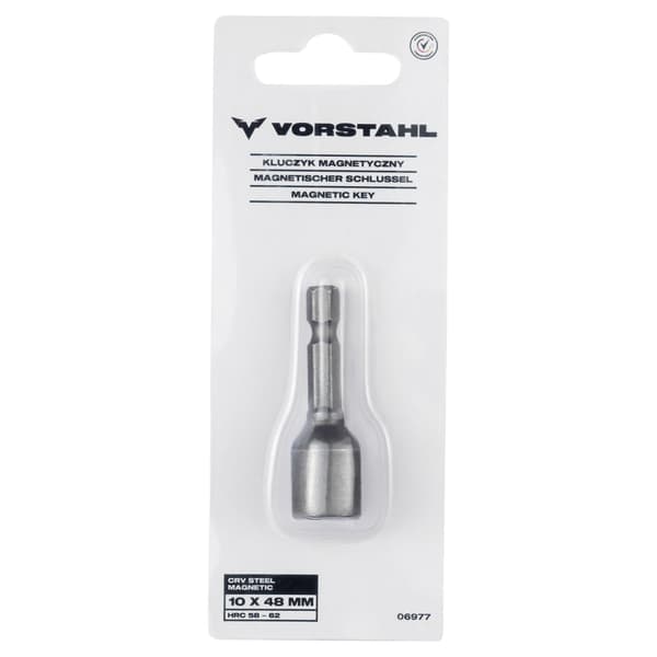 CrV STÅL MAGNETISK NØGLE > 13x65mm < Vorstahl