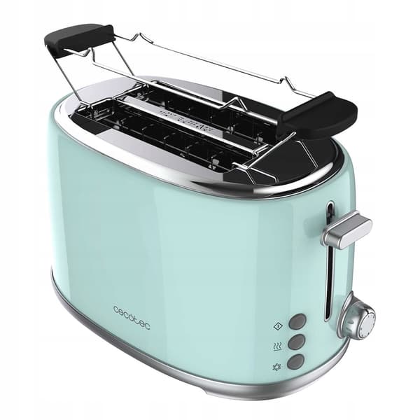 Cecotec Toast&Taste 1000 Retro Double Blue -leivänpaahdin