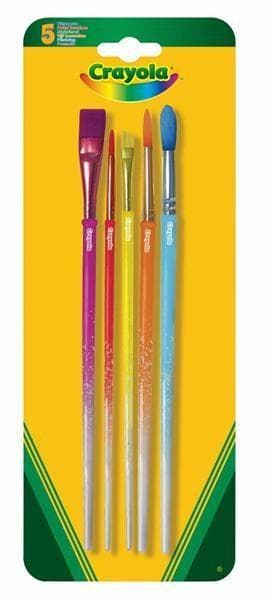 Färgade penslar 5 st CRAYOLA