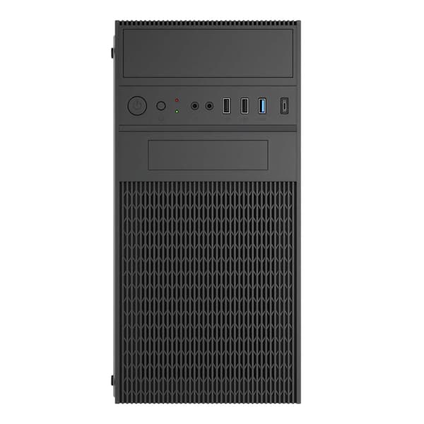 Akyga AK19BK Micro ATX Datorchassi PC Tower Box USB-C USB 3.0 Svart