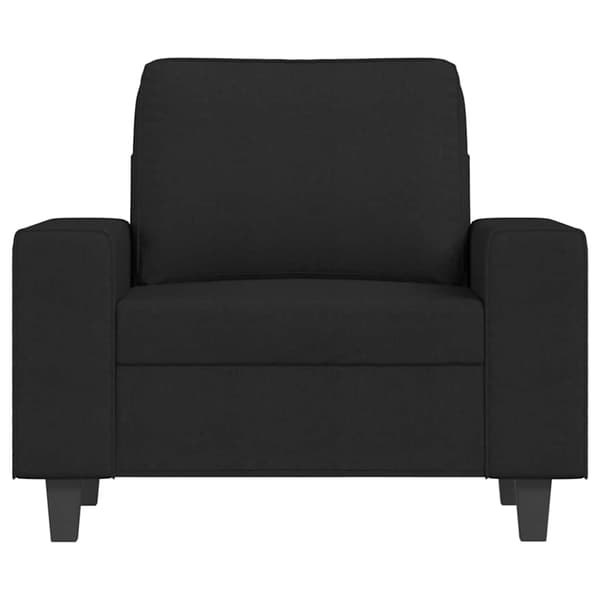 vidaXL lænestol, sort, 60 cm, stofbetræk