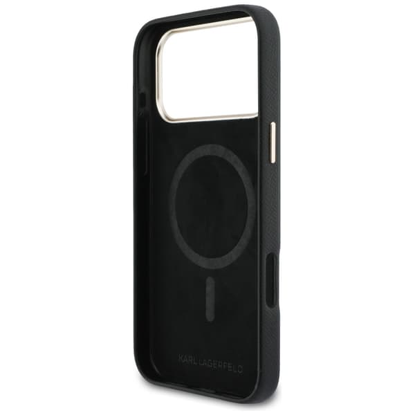 Karl Lagerfeld Karl Head Logo MagSafe-etui til iPhone 17 Pro Max, sort