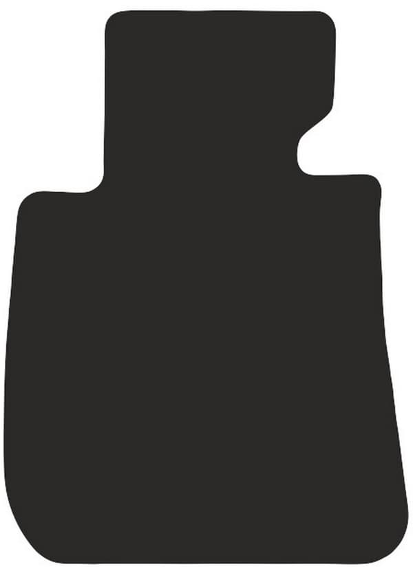 polyamid førermåtte til: BMW 3 E92 coupé 2004-2011 gummibelagt førermåtte