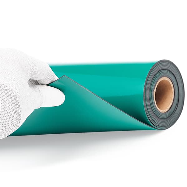 Antistatisk måtte grøn 10m x 1m x 2mm rulle
