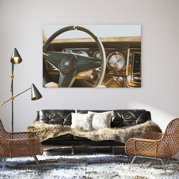 Vanhan auton canvas-taulu, 120x80 cm