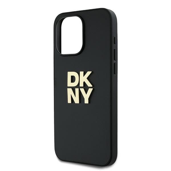 DKNY DKHCP15XPBSWSK iPhone 15 Pro Max 6,7" sort/sort hårdt cover Håndledsrem Standard Logo