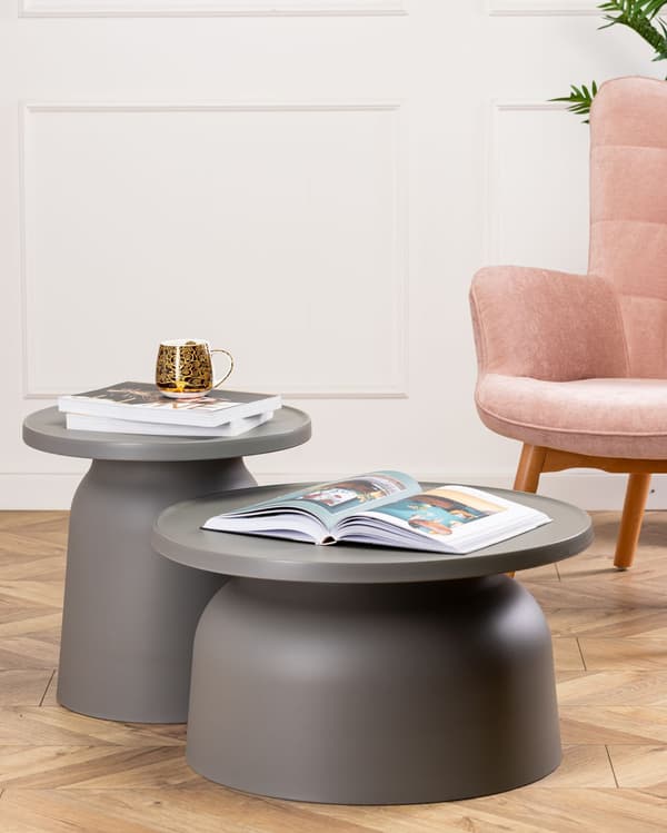 Minimalistiskt bord OTTO2 grå