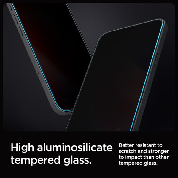 Hærdet glas med monteringsramme til iPhone 16 Pro Max - 2 stk.