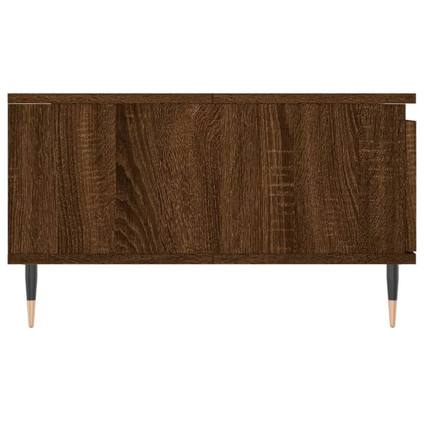 vidaXL sofabord, brunt egetræ, 90x60x35cm, træbaseret materiale
