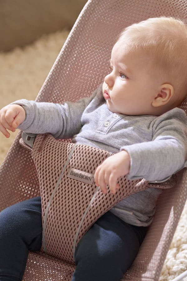 BABYBJÖRN - BLISS MESH studsare - Mörkrosa