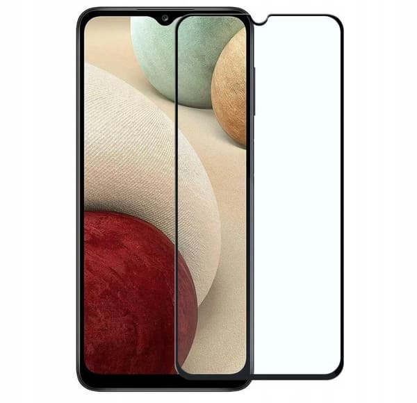 Härdat glas för Samsung Galaxy A12 / M12 med helskärmstäckning, 5D-glas