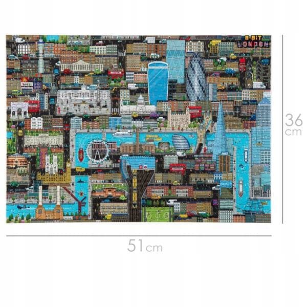 BOPSTER, 500-bitars pussel med 8 bitar - LONDON