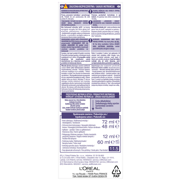 Loreal Excellence Cool Creme hårfarve - 7.11 Ultra askeblond 192ml