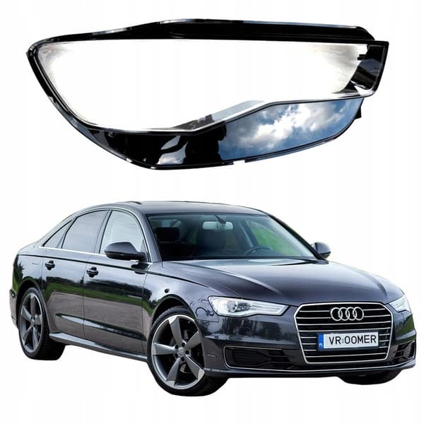 Højre forlygteglas Audi A6 S6 C7 4G efter facelift (2014 - 2018)