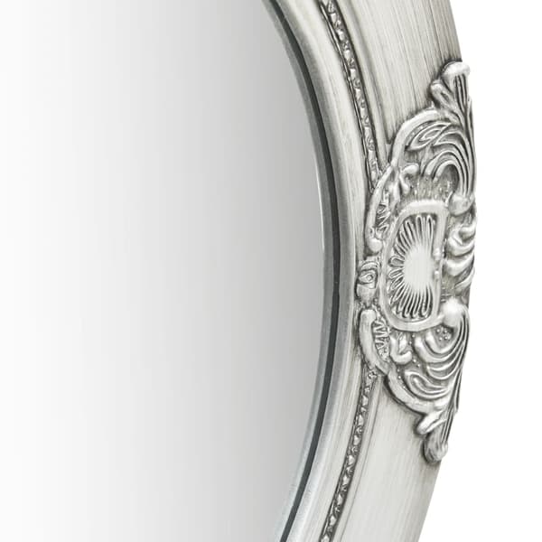 vidaXL Barock väggspegel 50 cm silver