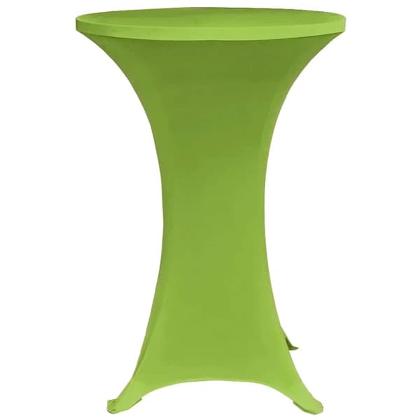 vidaXL elastiske borddække, 4 stk., 60 cm, grøn