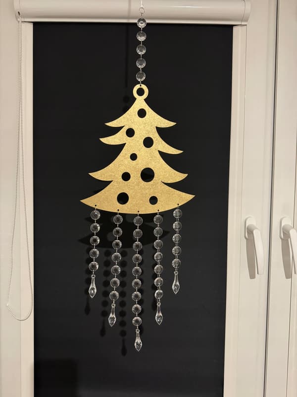 Julgransfönsterdekorationshänge, höjd 100 cm