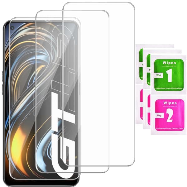 3x Hærdet Glas til REALME GT 5G Solid | 3-PAK