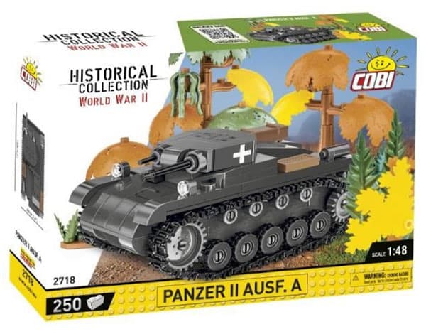 Andra världskrigets Panzer II Ausf. A. Historisk samling 250 st.