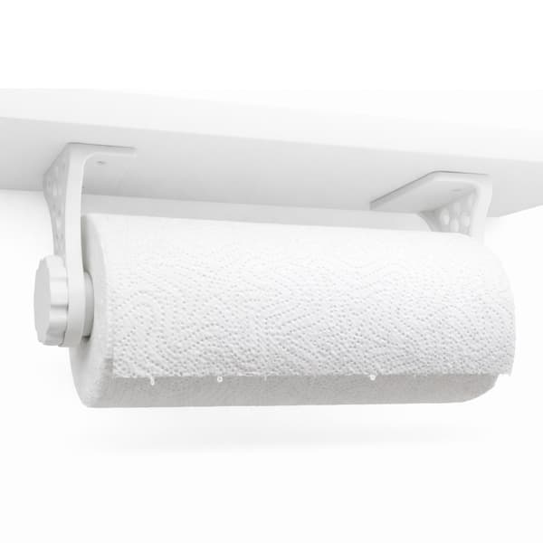Keittiökaapinaluspaperiteline, valkoinen