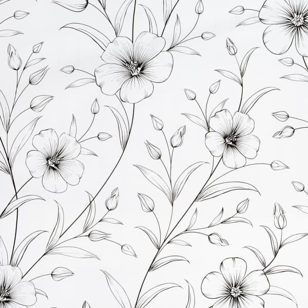 Bäddset SPRING/64 blommor 160x200 cm bomull