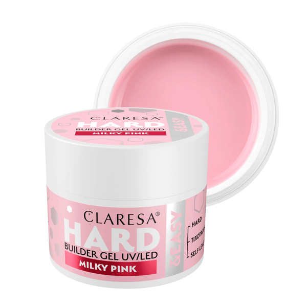 CLARESA Żel HARD&EASY BUILDER GEL MJÖLKROSA 12G
