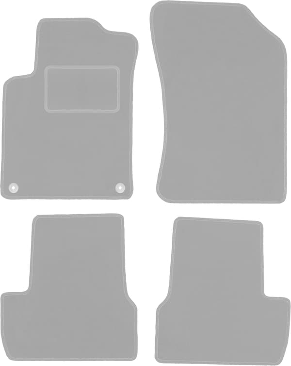 Harmaat auton matot: Citroen DS3 hatchback (2009-2016)