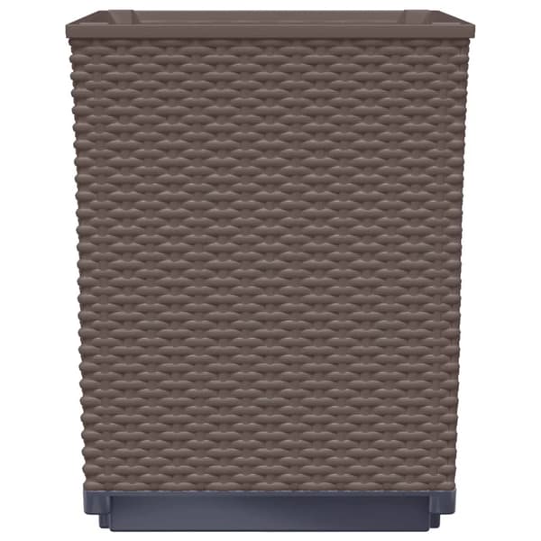 vidaXL Istutusruukut, 2 kpl, Ruskea, 30x30x37 cm, Polypropeeni