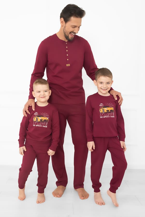 Herrpyjamas med lång ärm, långbyxor Gordo M