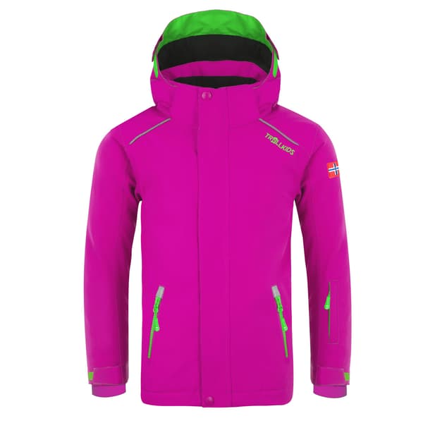 Trollkids Holmenkollen Snow Jacket Pro vattentät jacka rosa strl 164