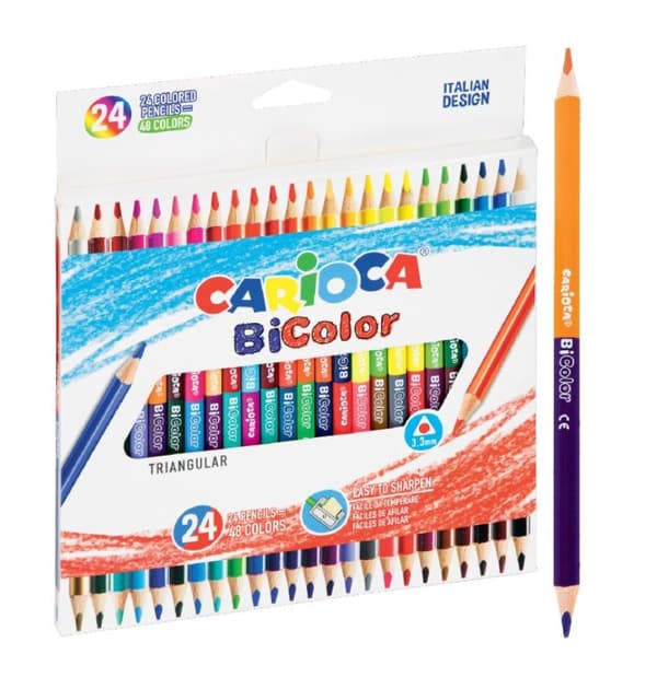 BiColor 24/48 CARIOCA kolmiokynät