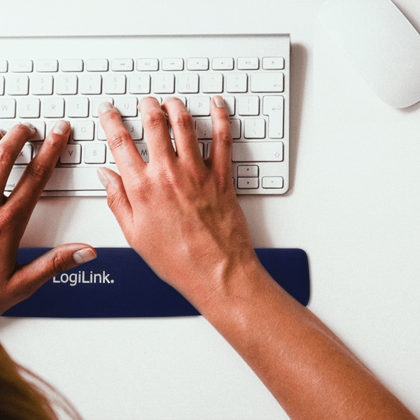 Ergonomisk gelhåndledsstøtte til LogiLink-tastatur