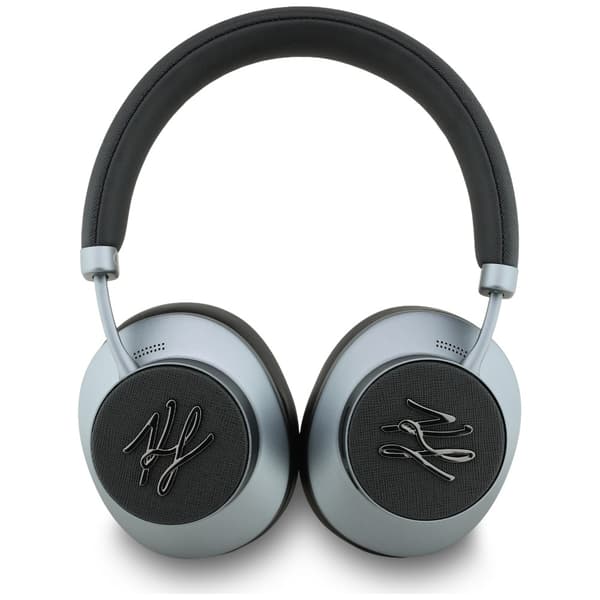 Karl Lagerfeld Grained Initials Bluetooth ANC Over-Ear Hörlurar Svarta