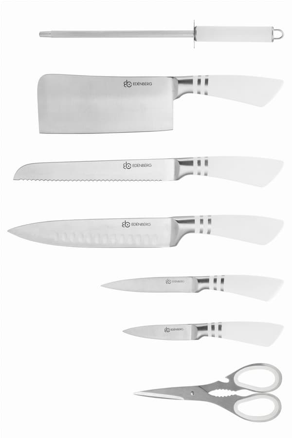Edenberg 8-delt knivsæt med stativ