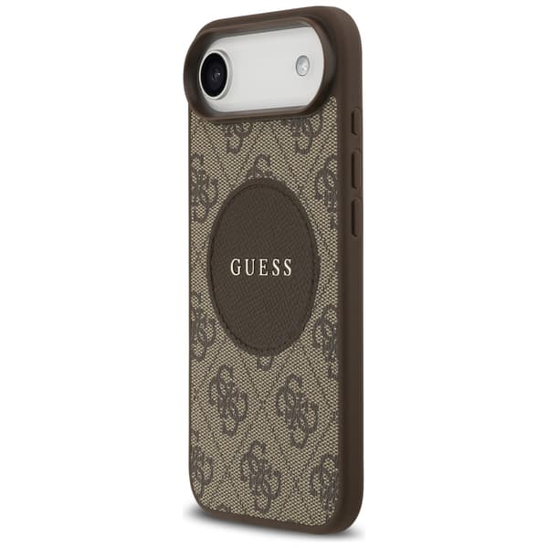 Guess 4G Circle Classic Logo MagSafe-etui til iPhone Air, brunt