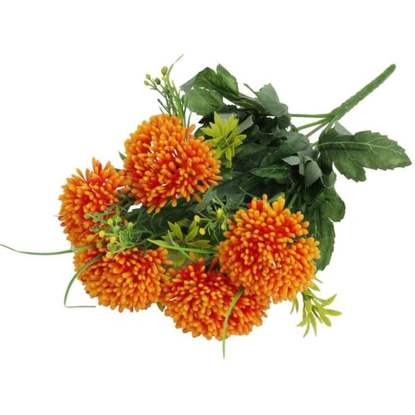 Orange kunstig spiræa-rulle - 5 stk., højde 30 cm