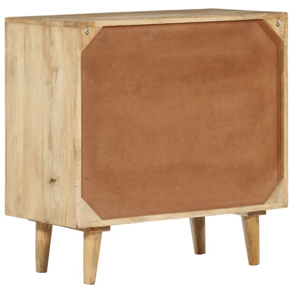 vidaXL kommode, 70x35x70 cm, massivt mangotræ