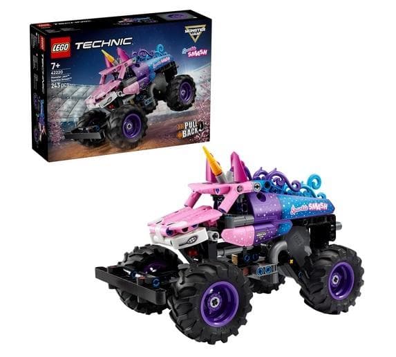 LEGO(R) TECHNIC 42220 Monster Jam Glitrende Smash